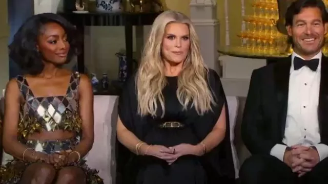 Tom Ford Belted Jersey Caftan Gown worn by Madison LeCroy as seen in Southern Charm (S10E16)