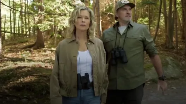 Gap Twill Utility Jacket worn by Helen as seen in Sullivan's Crossing (S03E02)