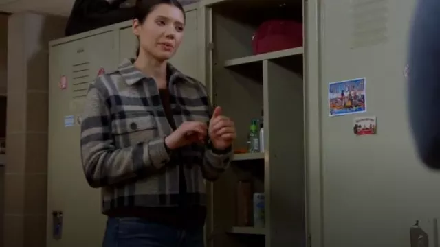Rails Steffi Jacket worn by Violet Mikami (Hanako Greensmith) as seen in Chicago Fire (S13E17)