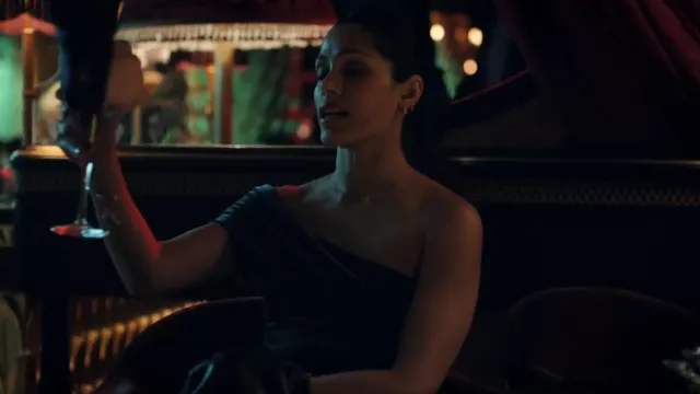 Agolde Bree Banded Thong Bodysuit worn by Grace (Freida Pinto) as seen in Surface (S02E04)