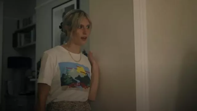 Claudie Pierlot T Shirt imprimé porté par Joely Richardson vu dans Surface (S02E06)