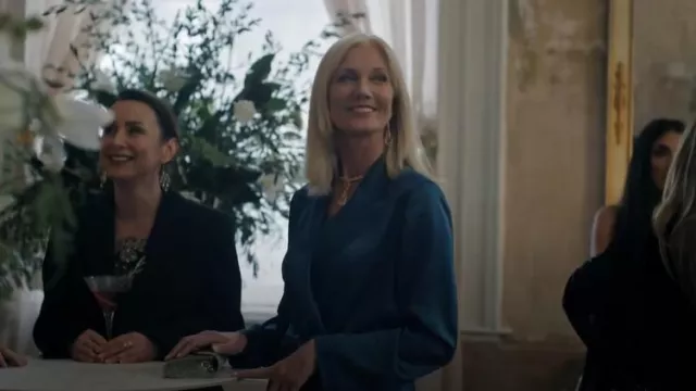 Joseph Silk Satin Joubert Jacket worn by Sophie Ellis (Joely Richardson) as seen in Surface (S02E06)