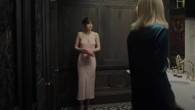 Allsaints Darla Pink Chemise worn by Eliza (Millie Brady) as seen in Surface (S02E06)
