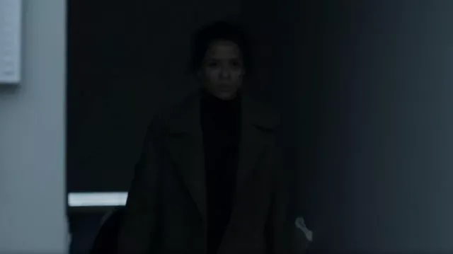 Filippa K Belted Double Face Coat worn by Sophie Ellis (Gugu Mbatha-Raw) as seen in Surface (S02E08)
