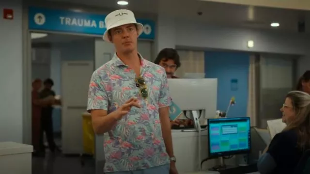 Fred Perry Bucket Hat worn by Tom Cole (Jack Bannon) as seen in PULSE (S01E06)