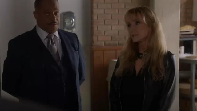 Cole Haan Leather Zip Jacket worn by Carla Marino (Rebecca De Mornay) as seen in NCIS (S22E20)