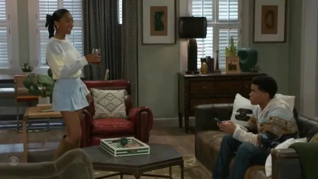 Altar’d State Florence Bow Mini Skort portée par Samantha Richardson (Najah Jackson) comme on le voit dans Beyond the Gates (S01E43)