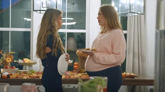 Things Between Piper Button-Front Cardigan worn by Whitney Leavitt as seen in The Secret Lives of Mormon Wives (S02E01)