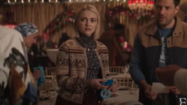 Ulla Johnson Liza Cardigan in Valerian worn by Alice (AnnaSophia Robb) as seen in Grosse Pointe Garden Society (S01E11)
