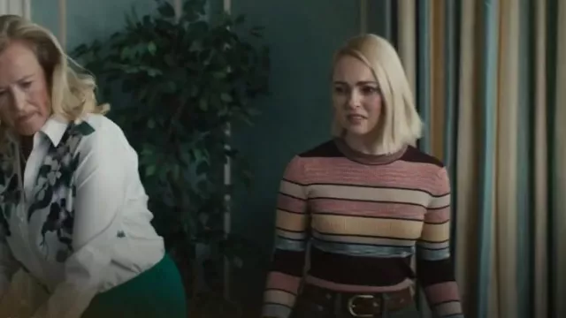 Ulla Johnson Denia Top in Sundown worn by Alice (AnnaSophia Robb) as seen in Grosse Pointe Garden Society (S01E13)