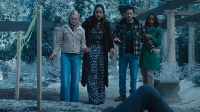 Diane von Furstenberg Brianna Pantalon porté par Birdie (Melissa Fumero) comme on le voit dans la Grosse Pointe Garden Society (S01E13)