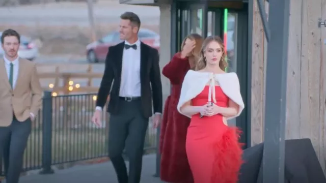 Allegra K White Faux Fur Shrug worn by Mikayla Matthews as seen in The Secret Lives of Mormon Wives (S02E10)