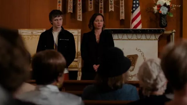 Zara Denim Workwear Jacket worn by Jamie Reed (Parker Daniel Queenan) as seen in Found (S02E21)