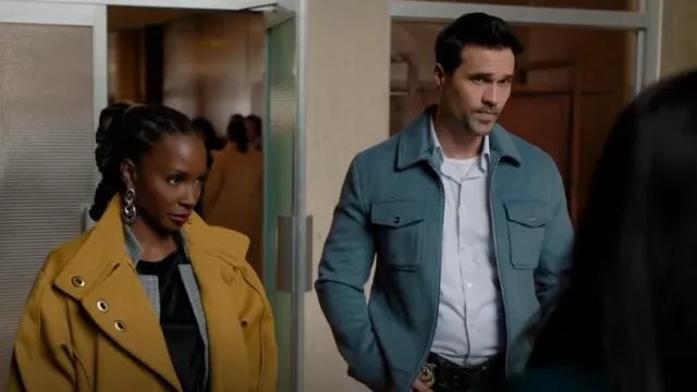 Reiss Peridoe Full Zip Jacket worn by Mark Trent (Brett Dalton) as seen in Found (S02E21)