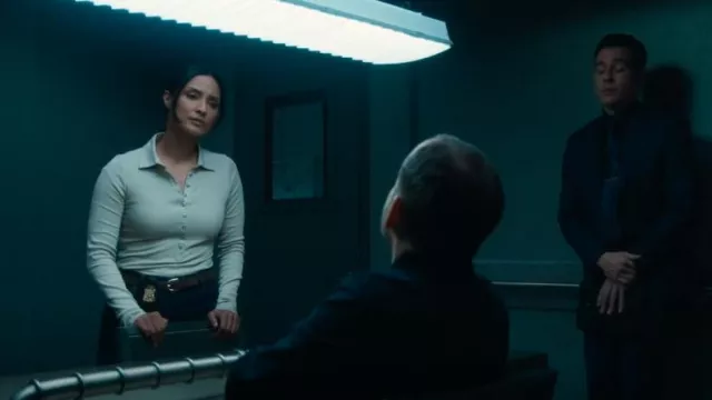 Rag & Bone The Essential Ribbed Top worn by Dani Rhodes (Emily Alabi) as seen in FBI (S07E17)