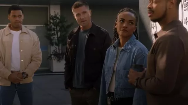 Cinturón de cadera Rag and Bone Baby Spire usado por Nyla Harper (Mekia Cox) como se ve en The Rookie (T07E14)