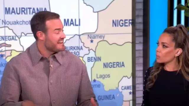 Fendi Single-Breasted Go-To Jacket worn by Brian Kelly as seen in The View on May 22, 2025
