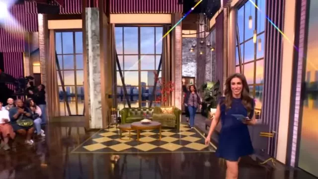 Self Portrait Chiffon Ruffle A-Line Minidress worn by Alyssa Farah Griffin as seen in The View on May 27, 2025