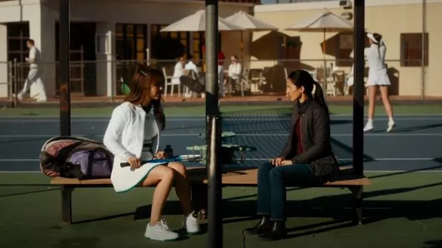 Casablanca Tennis Court Sneakers worn by Bianca Gallo (Chasty Ballesteros) as seen in The Cleaning Lady (S04E08)