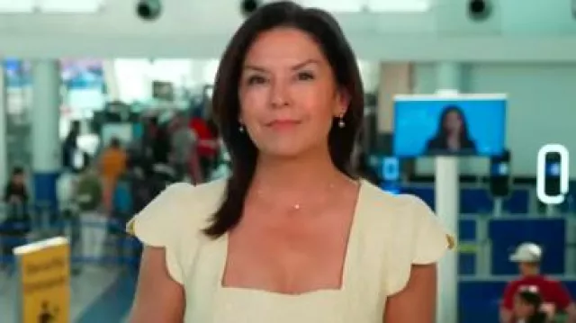 Robe droite Lilly Pulitzer Maisley Boucle portée par Meg Oliver telle qu’elle est vue dans CBS Mornings le 26 mai 2025