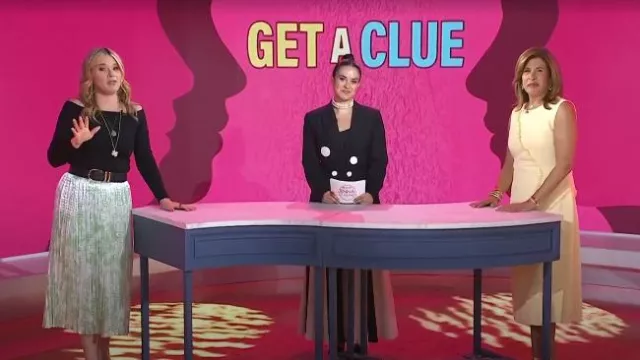 Blazer Acler Lynne porté par Donna Farizan comme on le voit dans Today with Jenna & Friends le 28 mai 2025