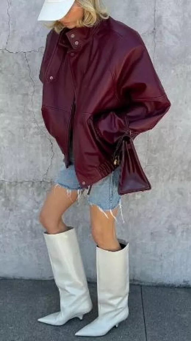 Hermes Burgundy Wine Togo Birkin 30 W/Phw worn by Elsa Hosk on her Instagram on June 2, 2025