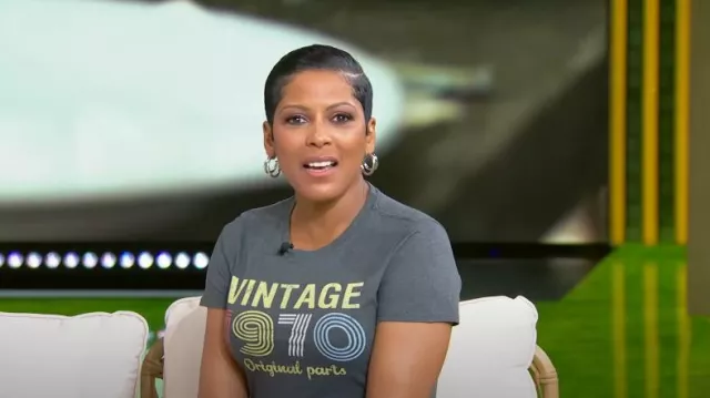 Shirtinvaders Retro Vintage 1979 Original Parts worn by Tamron Hall as seen in Tamron Hall Show on May 22, 2025