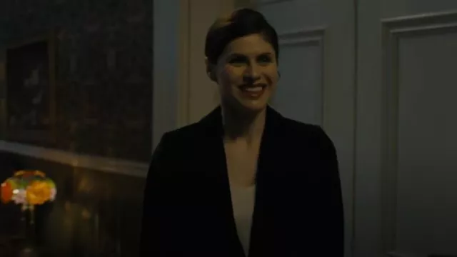L'Agence Jane Camisole worn by Dr. Rowan Fielding (Alexandra Daddario) as seen in Mayfair Witches (S02E03)