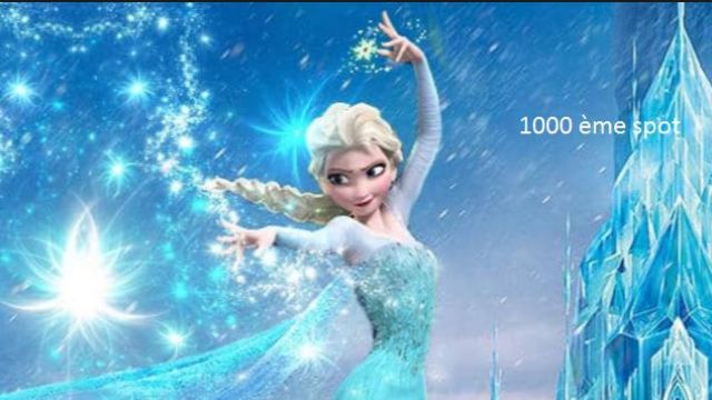la robe pour petite fille d'Elsa La Reine des Neiges