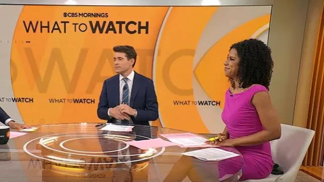 Chiara Boni La Petite Robe Cassie Robe portée par Adriana Díaz vue dans CBS Mornings le 5 juin 2025