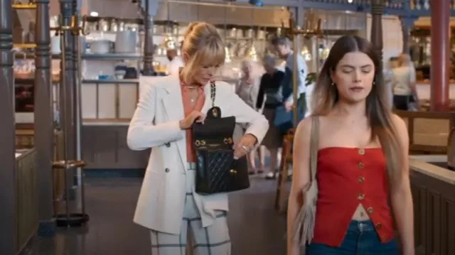 Chanel Classic Flap Jumbo Shoulder Bag worn by Margareta Millkvist (Izabella Scorupco) as seen in Barracuda Queens (S02E02)