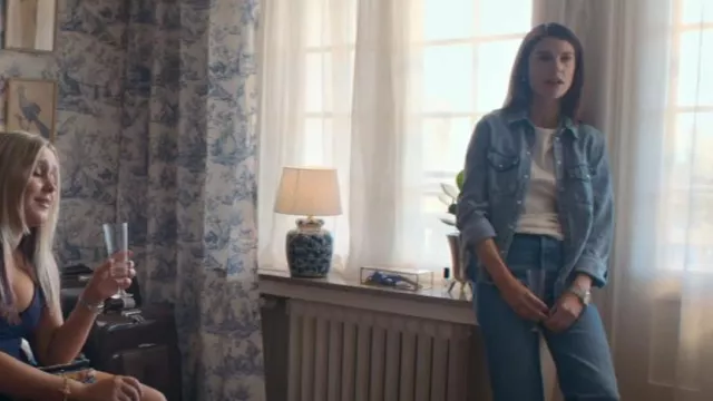 H&M Denim Shirt worn by Klara Rapp (Tindra Monsen) as seen in Barracuda Queens (S02E02)