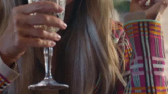 Plaid Coat of Margareta Millkvist (Izabella Scorupco) in Barracuda Queens (S02)