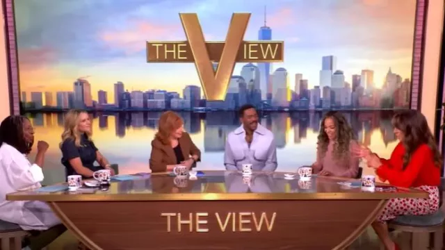 Veronica Beard Tomi Matte Crepe Jacket worn by Joy Behar as seen in The View on June 11, 2025