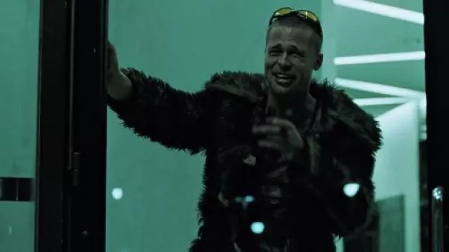 Lunettes de soleil jaunes portées par Tyler Durden (Brad Pitt) dans le film Fight Club