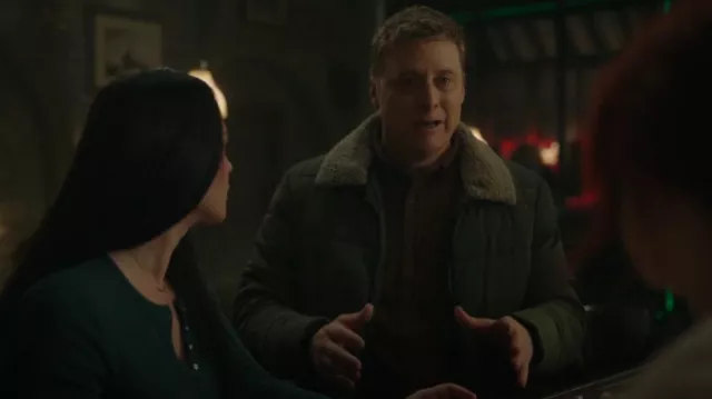 Only & Sons Veste pilote Onsshore pour hommes portée par Harry Vanderspeigle (Alan Tudyk) comme on le voit dans Resident Alien (S04E02)