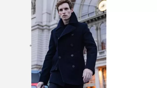 Pea coat from The Jackal (Eddie Redmayne) in The Day of the Jackal (S01E07)