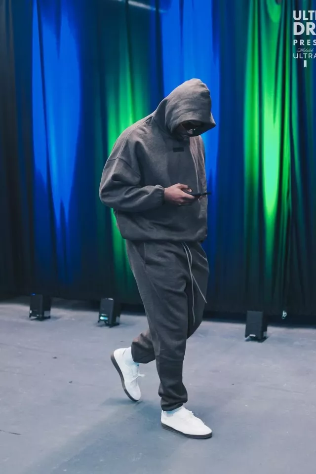 Fear Of God Wood Brown Heathered Hoodie worn by Anthony Edwards on the Instagram account @timberwolves