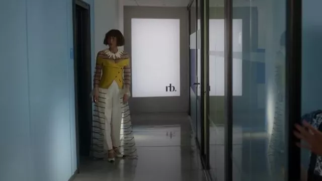 Jennifer Chamandi Vittorio 85 Zapatos de tacón de cuero usados por Lisa Todd Wexley (Nicole Ari Parker) como se ve en And Just Like That... (S03E03)