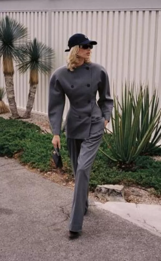 Helsa The Curvilinear Blazer worn by Elsa Hosk on her Instagram post on June 13, 2025