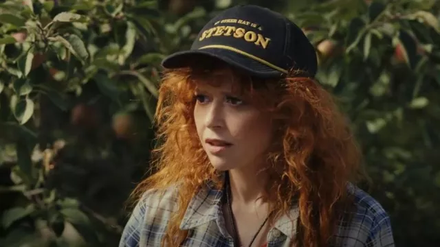 Stetson My Other Hat Is A Stetson Trucker Cap worn by Charlie Cale (Natasha Lyonne) as seen in Poker Face (S02E01)