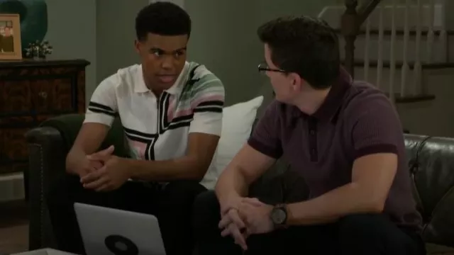 Murano Big Boys Quarter Zip Polo worn by Tyrell Richardson (Jaden Lucas Miller) as seen in Beyond the Gates (S01E77)