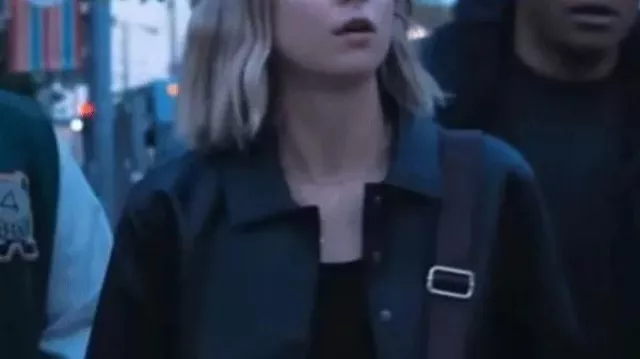 Adults 2025 Billie Black Leather Jacket worn by Billie Schaeffer (Lucy Freyer) in Adults