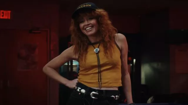 Stetson My Other Hat Is A Stetson Trucker Cap worn by Charlie Cale (Natasha Lyonne) as seen in Poker Face (S02E05)