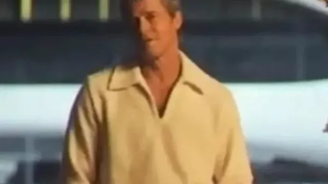 F1 The Movie Brad Pitt White Sweatshirt of Sonny Hayes (Brad Pitt) in F1