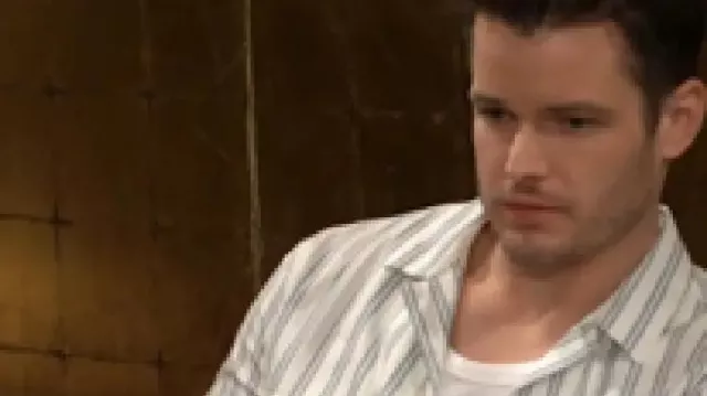 The Young And The Restless 2025 Kyle Abbott Striped Shirt of Kyle Abbott (Michael Mealor) in The Young and the Restless (S50)