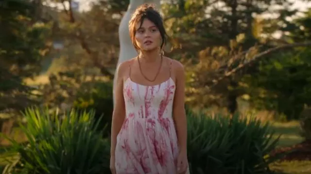Vestido Zimmermann Waverly Corsé Midi usado por Cadence Sinclair (Emily Alyn Lind) como se ve en We Were Liars (S01E08)