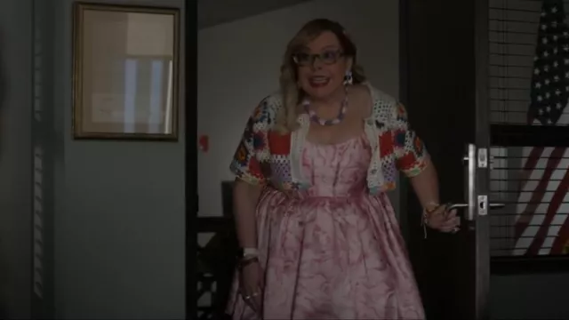 Chelsea28 Minivestido de burbujas con corsé sin mangas usado por Penélope García (Kirsten Vangsness) como se ve en Mentes criminales (T18E08)