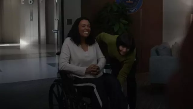 Pantalones de chándal Sanctuary Casual Linen Blend usados por la Dra. Tara Lewis (Aisha Tyler) como se ve en Criminal Minds (T18E08)