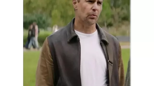 Argylle Sam Rockwell Chaqueta de cuero de Aidan Wilde (Sam Rockwell) en Argylle